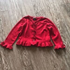 Girl’s Children’s Place Red Cardigan Sweater